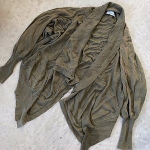 Olive Hobo Cardigan